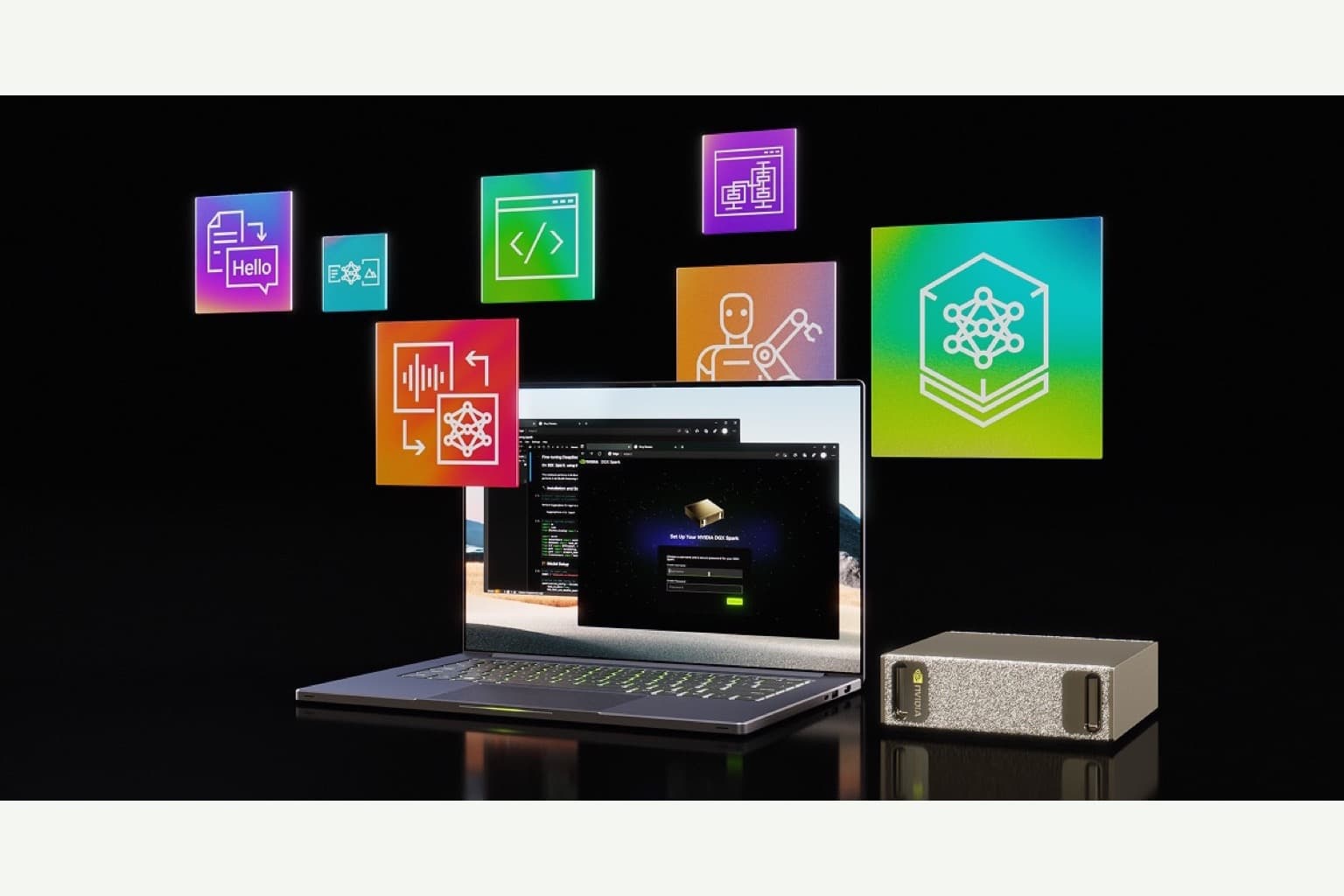 NVIDIA DGX Spark compact desktop AI supercomputer