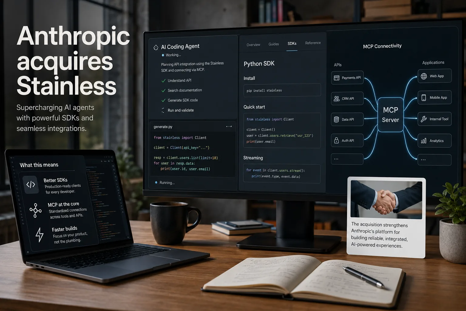 Anthropic Stainless acquisition developer tooling and Claude agent workflow