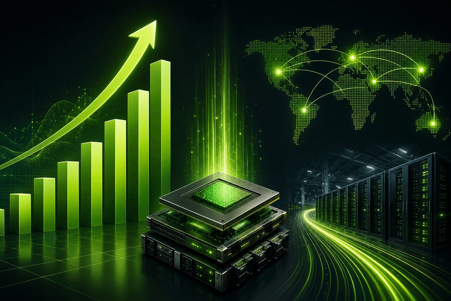 NVIDIA Q1 fiscal 2027 revenue and AI infrastructure growth chart