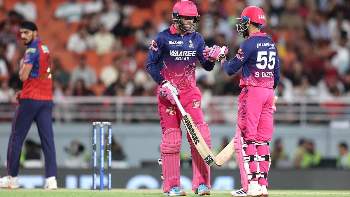 Donovan Ferreira and Shubham Dubey partnership photo from PBKS vs RR IPL 2026