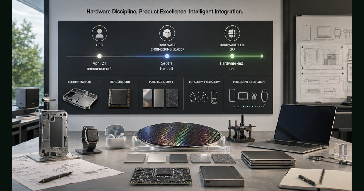 Why Apple’s John Ternus Era Could Be More About Hardware Discipline Than a Sudden AI Pivot