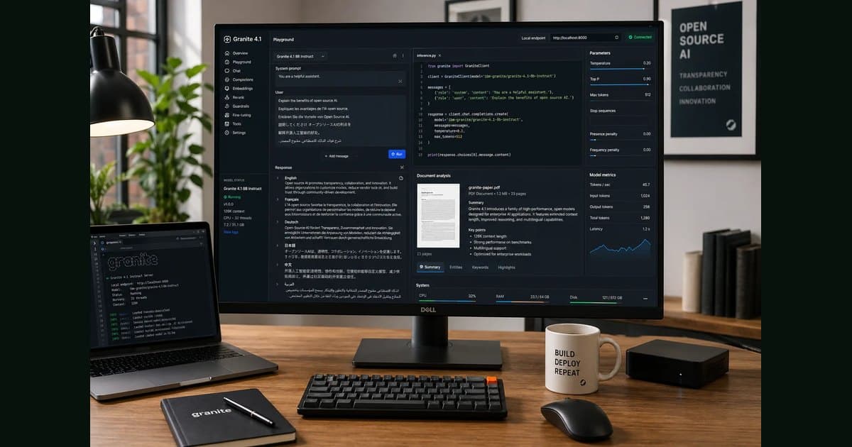 IBM Granite 4.1 Is Here: How to Run the New Open Model Family Locally and Where It Actually Fits
