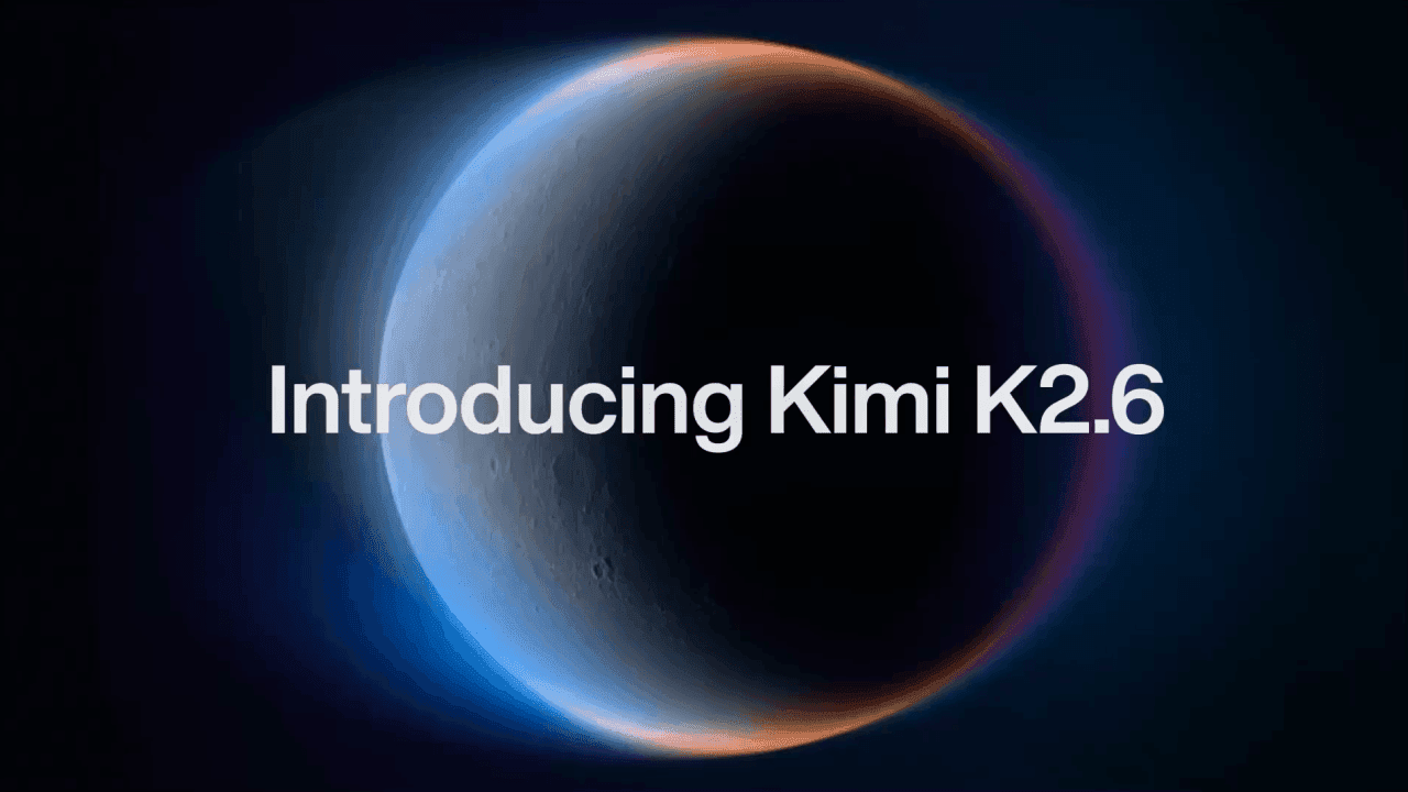 Moonshot AI's official "Introducing Kimi K2.6" launch image