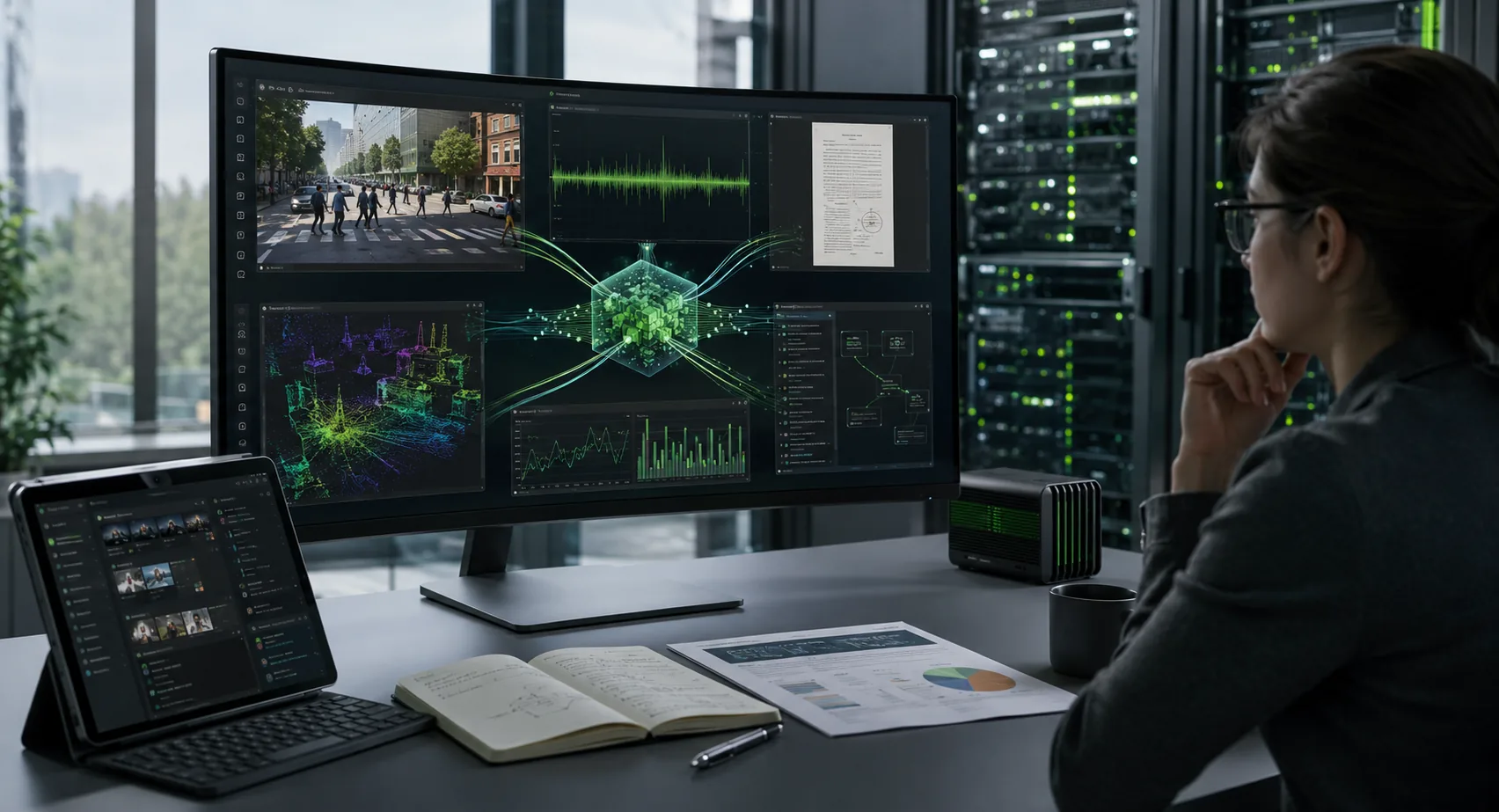 NVIDIA Nemotron 3 Nano Omni multimodal AI agent workstation