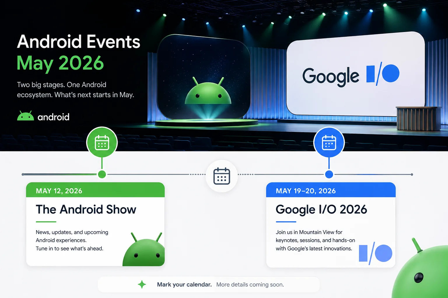 The Android Show and Google I/O 2026 timeline