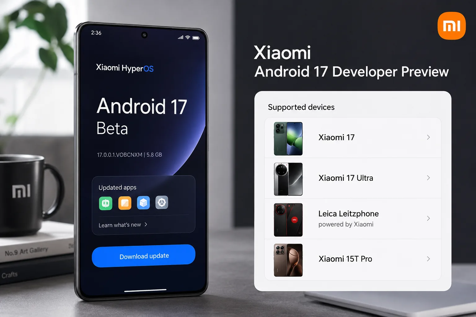 Xiaomi Android 17 Developer Preview supported devices and install guide