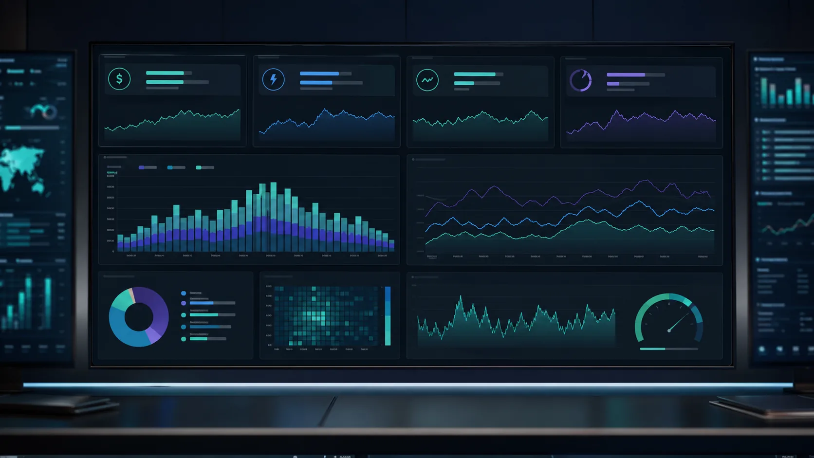 Token cost, latency and throughput dashboard
